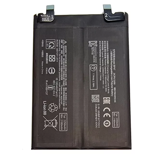 Bateria Bp47 compatible con Xiaomi Redmi Note 11 Pro Plus 5G 4500 MAH