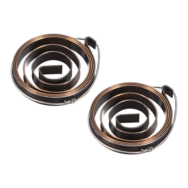 2Pcs Perceuse Ressort Aliment Penne Bobine Assemblage 680mm 34x6x0.7mm