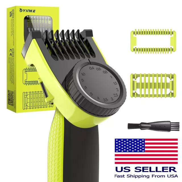 Yinke 14-in-1 Adjustable Guards Comb for Philips One Blade Attachment