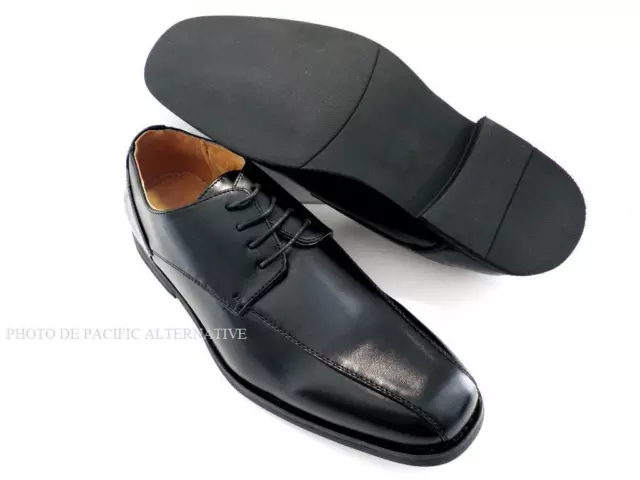 Chaussures de ville HOMME taille 44 noir costume cérémonie habillé NEUF #U310