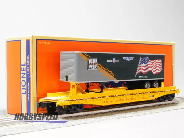 Lionel Union Pacific Western Pacific Heritage Tofc  Flatcar O Gauge 2326060 New