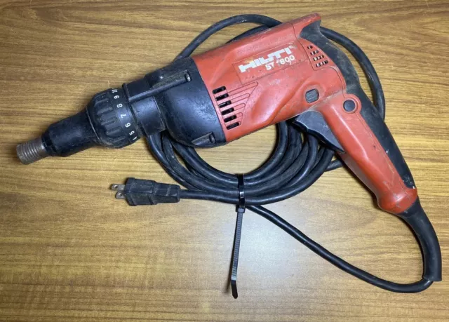 Used HILTI ST1800 Adjustable Torque Screwdriver, 120V Corded Tool C6