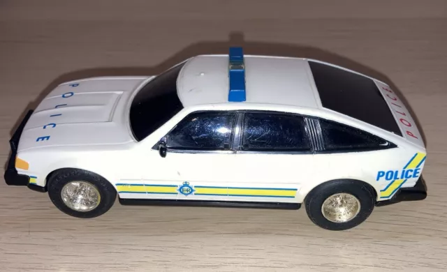 Scalextric C284 Police Rover New Rear Tyres & Working Siren