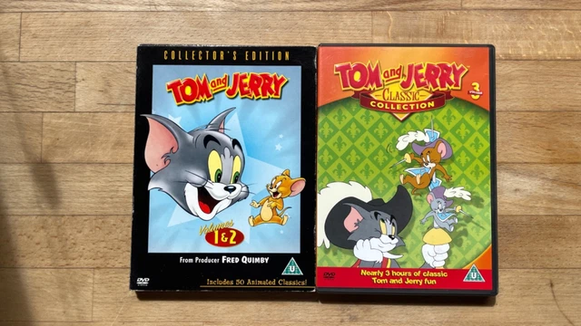 TOM AND JERRY Volumes 1&2 and vol 3 DVD Boxset £5.40 - PicClick UK