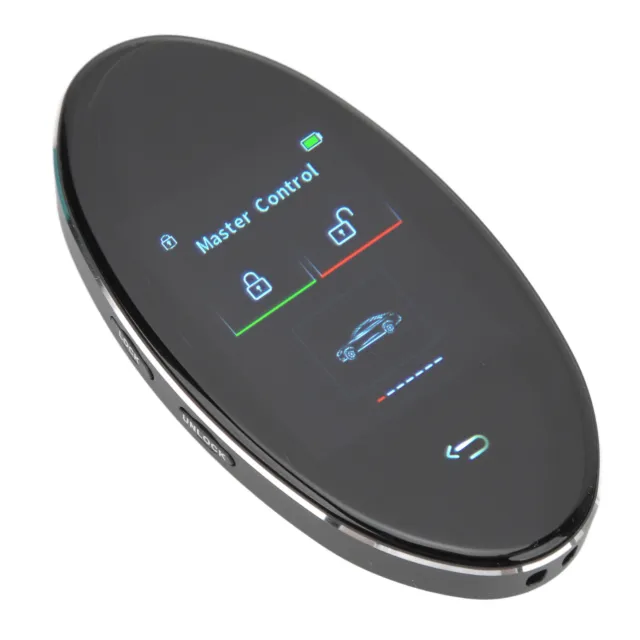 ⊹Smart Remote Car Key Anti Theft Sensitive Black Keyless Entry LCD Screen Remote