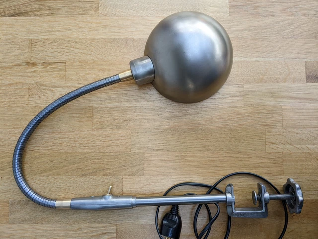 Lampe industrielle d'atelier Adher restaurée