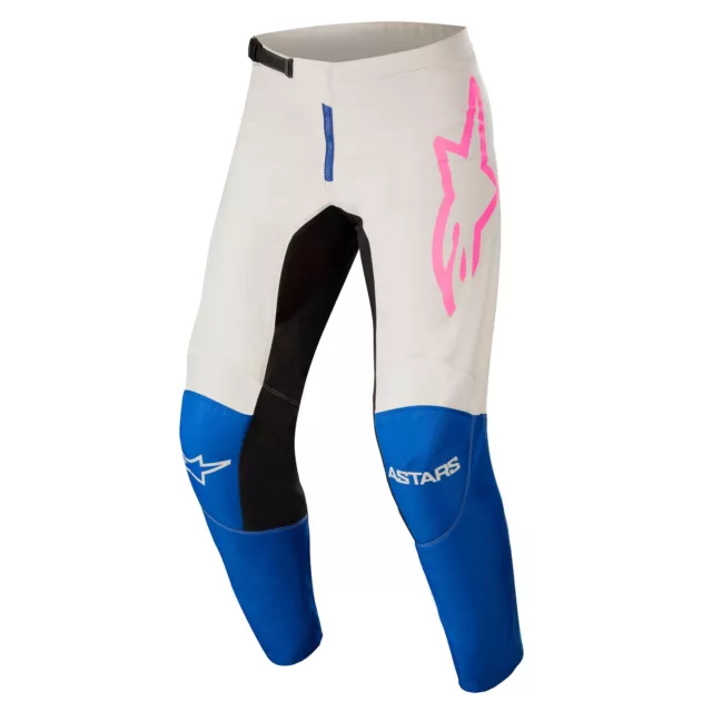 Alpinestars Fluid Tripple Bleu Off Blanc Rose Fluo Pantalon -  Livraison grat...