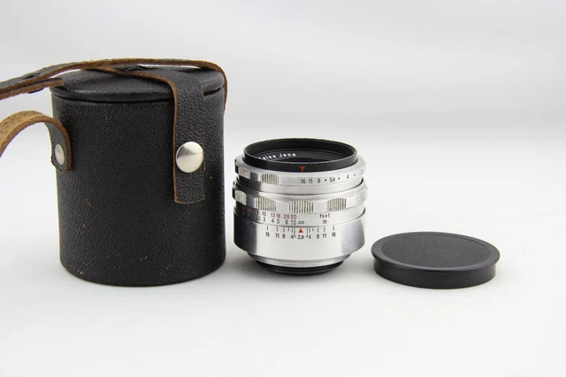 Carl Zeiss Jena Alu Tessar 50mm 2.8 M42 Mount # 9184