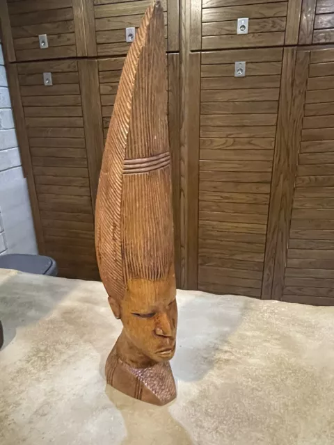 african carved wood figure