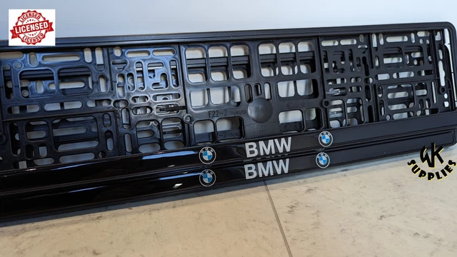 2x Auto Nummernschild Rahmen Surround Halter Gel Dome für Beemer alle Modelle
