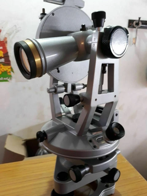 ALUMINIUM VERNIER TRANSITS THEODOLITE Niveaux & Vérification Equipment Alidade