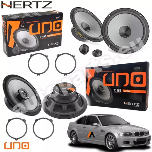 Kit 6 Casse Altoparlanti Hertz K165 X165 Anteriori e Posteriori BMW Serie 3 E46