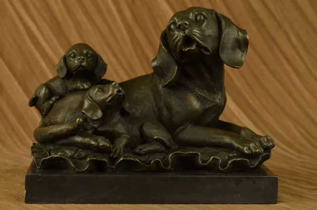 Great Dane Dog Lover Art Deco Bronze Sculpture Handmade Figure Decor