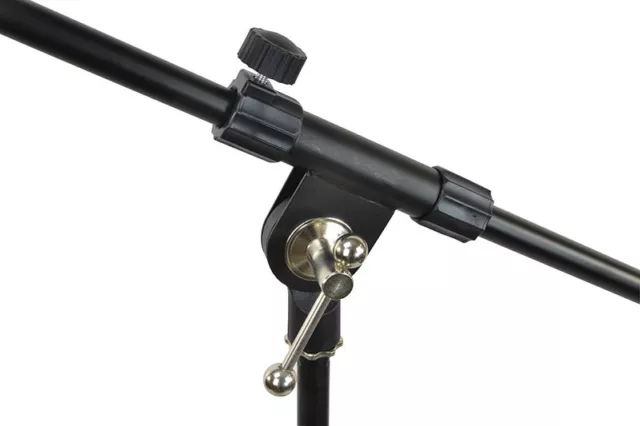 Quality Adjustable Boom Mic Stand with Foldable Tripod Base by Cobra 2