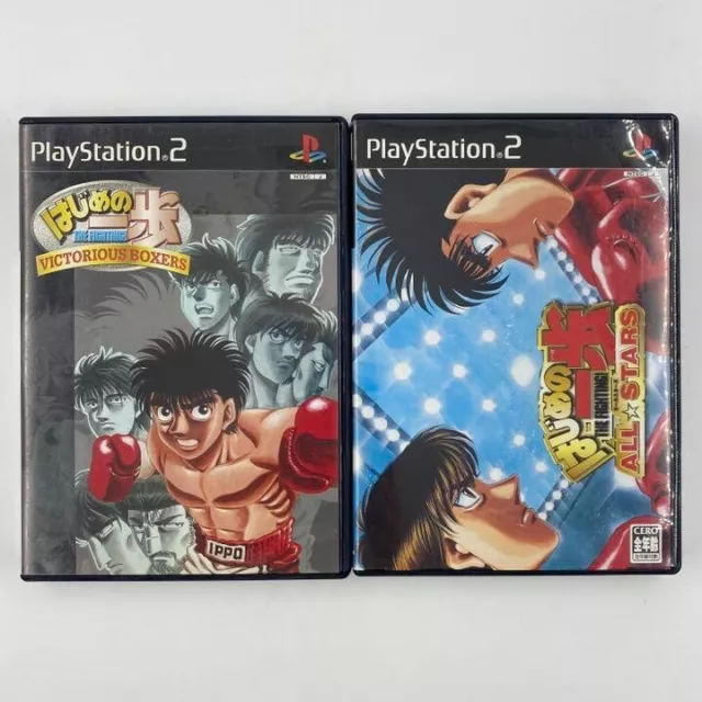 Hajime no Ippo Victorious Boxers & All Stars 2Games set Sony PlayStation 2 PS2