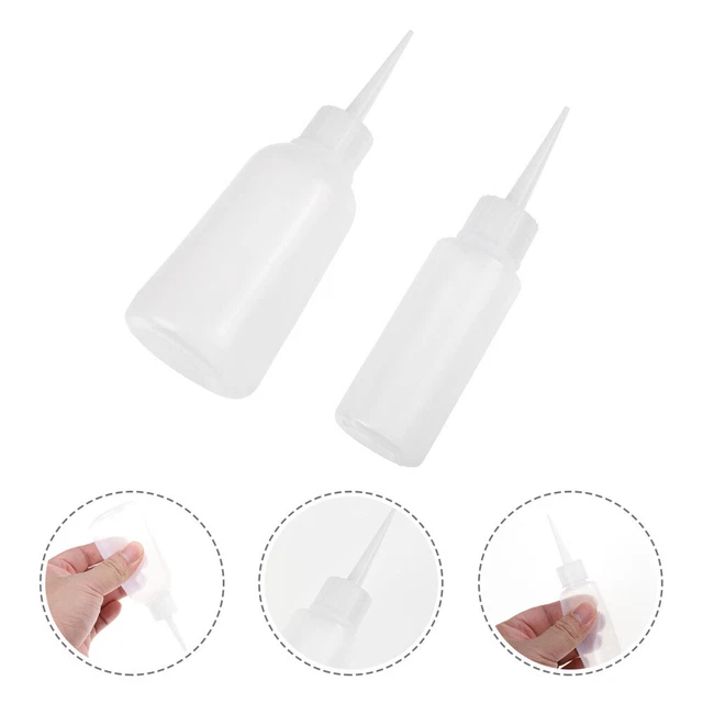 1/3 Pcs Bouteille De Sauce En Plastique Transparent à Presser Distributeur De Mayo M7A4