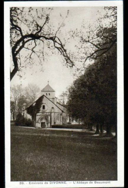 Environs de DIVONNE-les-BAINS (01) ABBAYE de BEAUMONT en 1947