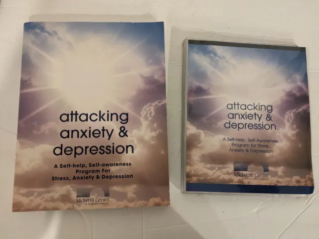 Midwest Center Attacking Anxiety & Depression 15-Disc CD and Guide Book Set