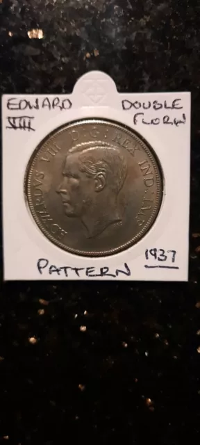 1937 edward viii 'pattern' double florin coin