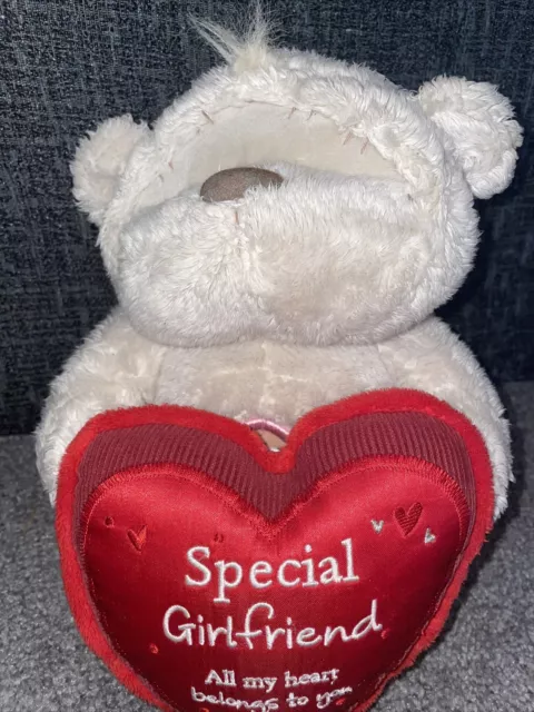 "Giocattolo peluche morbido Fizzy Moon Funny ""Special Girlfriend ❤️ crema orso 10"""