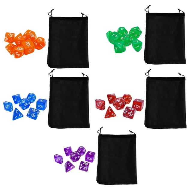 Lot de 10 dés polyédriques à 8 faces D8 pour jeux de table de fête (couleur : rouge Lot de 10 dés polyédriques à 8 faces D8 pour jeux de table de fête (couleur : rouge