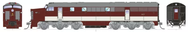 SDS 907 South Australian Railways 1960s 900 Class Locomotive DC 2