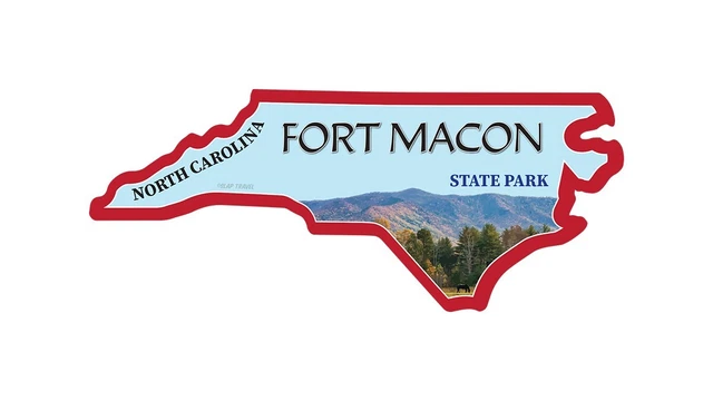 Fort Macon State Park North Carolina 6x2.5 inch Sticker Decal