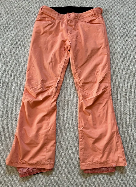 Roxy Ladies Dryflight Technology Ski Pants Salmon / Orange / Peach Size Large