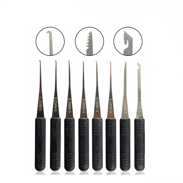 Chiave lock pick set strumento manuale estrattore chiavi fabbro necessario