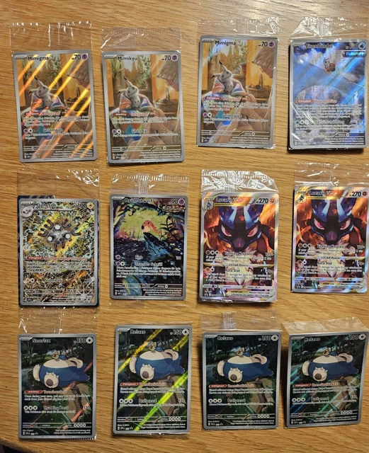 Pokémon Card Lot - Snorlax - Twilight Masquerade/151