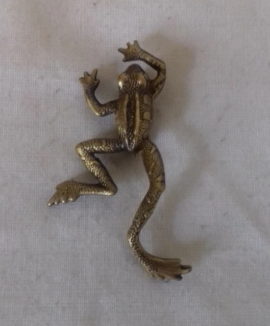 Broche dorée forme Grenouille - Vintage Style - Neuve - Montres & Bijoux