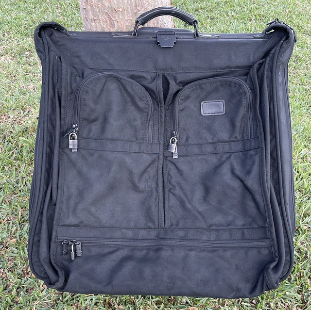 Tumi Black Wheeled Garment Suit Dress Bag  Extended Trip Rolling Wardrobe