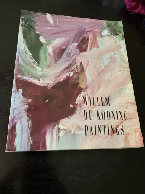 william de kooning paintings - 1994 Art Exhibition Catalog Book National Galley