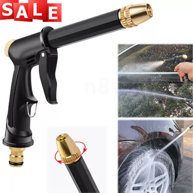 Hochdruck Wasserpistole Düse-Gartenschlauch Spritzpistole-Auto Waschen-Wer Neu-