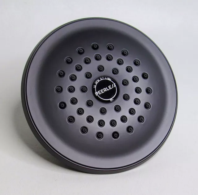 Peerless 6" Shower Head | 1.5 GPM | Oil Rubbed Bronze / Matte Black | FREE SHIP