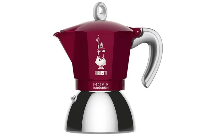 Bialetti HAUSRAT Espressokocher New Moka Induction rot 2 Tassen
