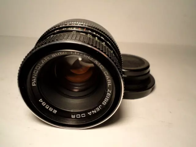 SERVICED M42 Carl Zeiss Jena PANCOLAR MC 1,8/50 TOP CONDITION LENS 50mm f1.8
