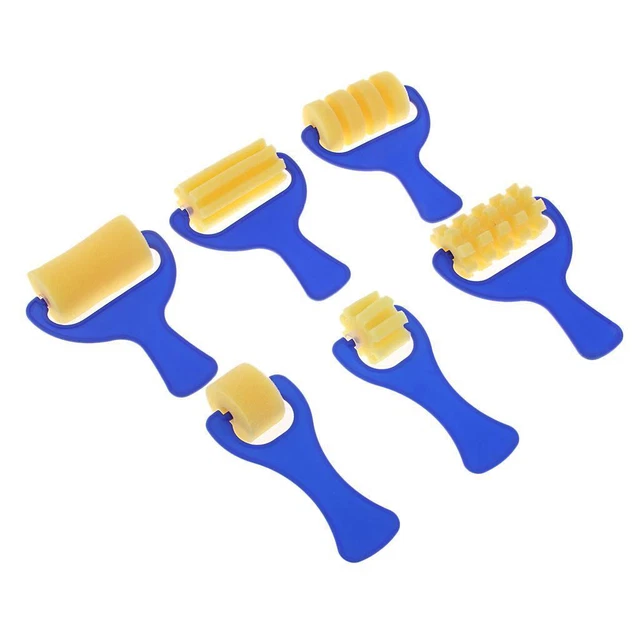 Lot De 6 Pinceaux éponge à Peinture