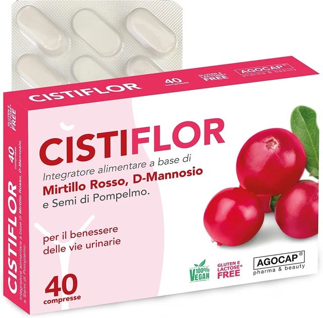 Cistiflor,per Cistite, Candida e Infezioni delle Vie Urinarie- 40 comp