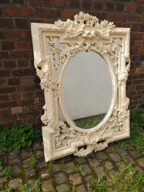 Large Rococo Style Mirror, 40" X 55"