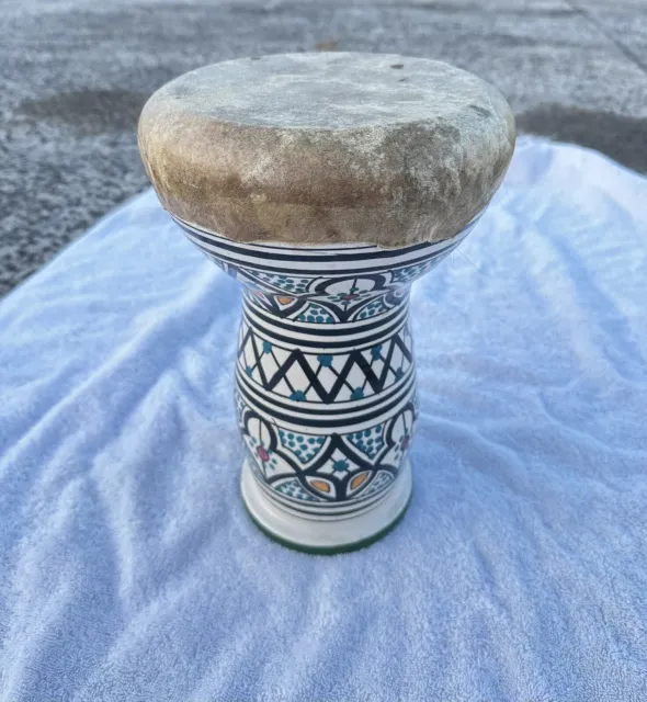 Darbuka/ Doumbek Drum, Handcrafted, Ceramic.