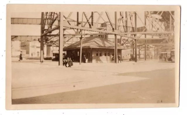 PH63 NYC New York City Subway Train Tracks Street Scene Vintage Snapshot Photo