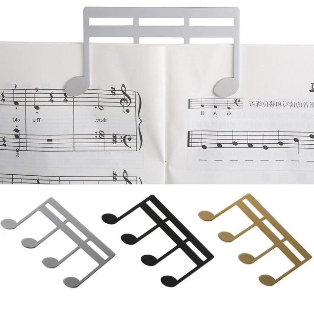 Metal Music Book Page Clip for Easy Grasping and Firmly Holding Your Sheets