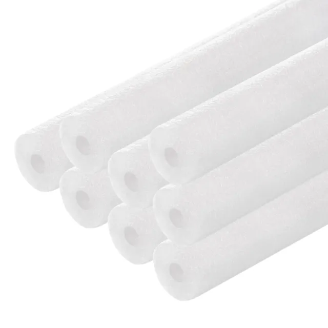 Foam Tube Sponge Protective Sleeve Heat Preservation 30mmx10mmx500mm, Pack of 8