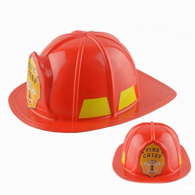 ADJUSTABLE SIMULATION FIREMAN Hat Fireman Hat Fireman Hat Toy Children ...