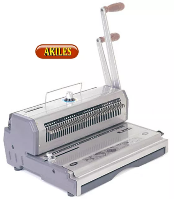 Akiles WireMac-31 Wire Binding Machine & Punch 3:1 pitch 14" ( New ) AWM-31