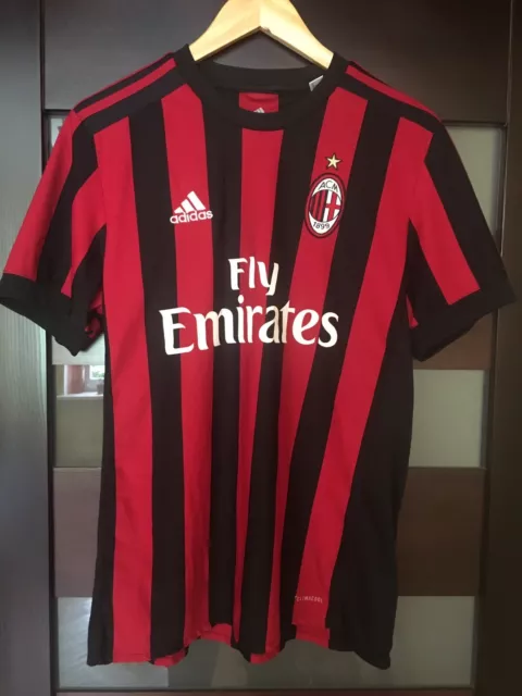 Ac Milan Italy 2017/2018 Home Football Shirt Jersey