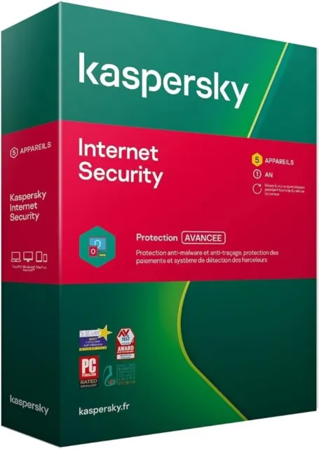 Kaspersky Internet Security  2024, 1 App, 1 An, Windows,MAC, E-Mail, FRA