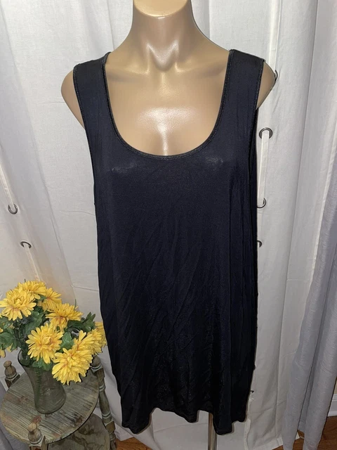 H by Halston Essentials Scoop Neck Knit Tank Top Short Dress Size 2X