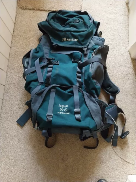 1996 UK KARRIMOR 65 Litre Jaguar GR Rucksack Backpack KS 60HT Size Adjustable 47.95 PicClick UK